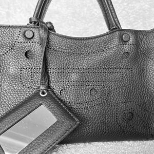 Balenciaga BlackOut Motocross City Mini - Black - Pristine!